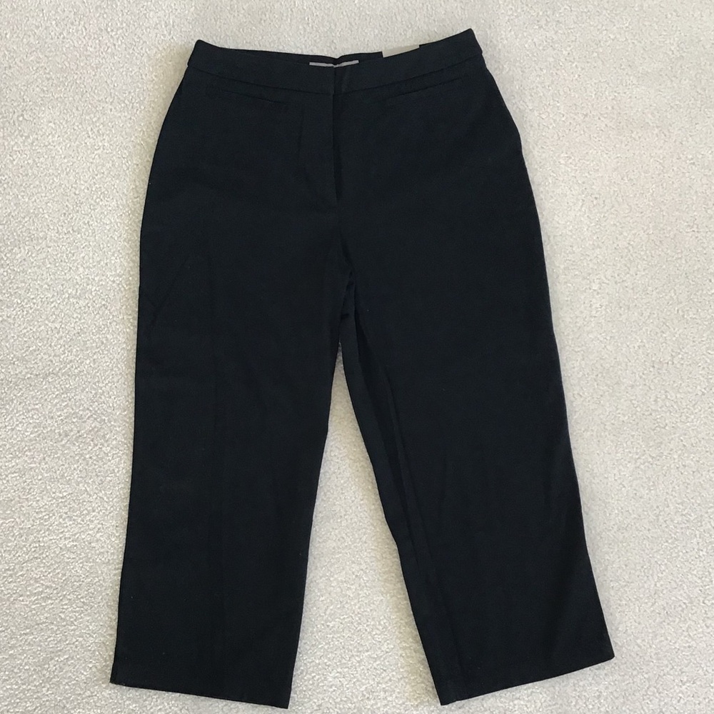 Croft & Barrow black size 10 crop stretch pants